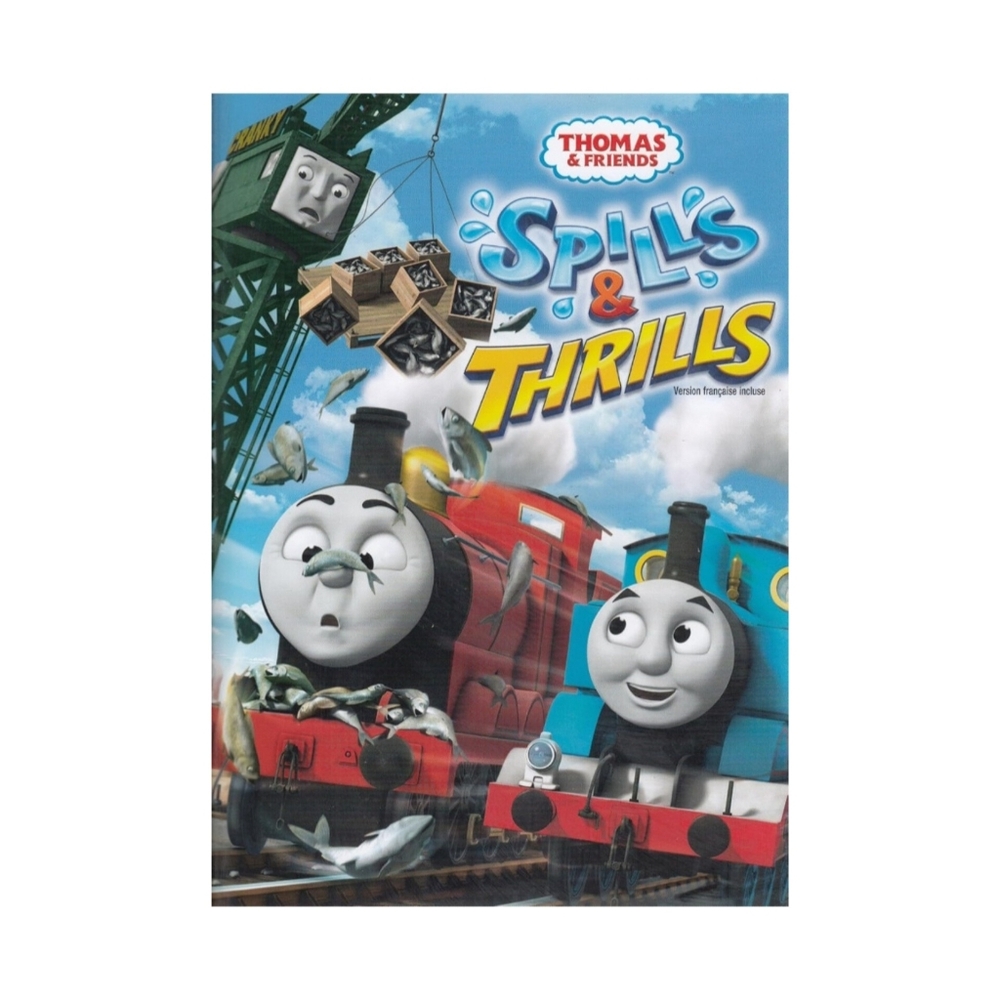 Thomas And Friends Spills And Thrills DVD - Rare 2014 Preowned